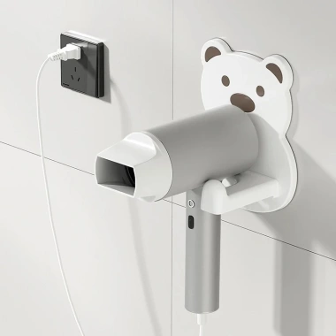 Giá Đỡ Máy Sấy Tóc Hình Gấu Hoạt Hình Dán Tường Giá Ưu Đãi 29.000₫ 3