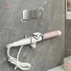 Giá đỡ máy sấy tóc treo tường AACAR Thép không gỉ tự dính giữ máy uốn duỗi tóc gọn gàng