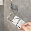 Giá đỡ máy sấy tóc treo tường AACAR Thép không gỉ tự dính giữ máy uốn duỗi tóc gọn gàng 5