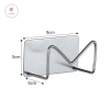 Giá đỡ máy sấy tóc treo tường AACAR Thép không gỉ tự dính giữ máy uốn duỗi tóc gọn gàng 10