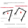 Giá đỡ máy tính bảng 360 không kẹp ẩn, dùng ở đầu giường, giường lười, hỗ trợ 4-12.9 inch - giảm giá 16% 2