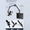 Giá đỡ máy tính bảng 360 không kẹp ẩn, dùng ở đầu giường, giường lười, hỗ trợ 4-12.9 inch - giảm giá 16% 4