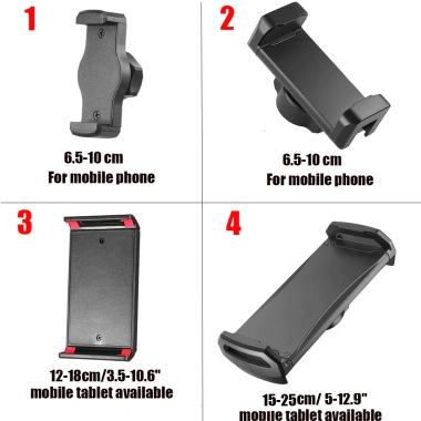 Giá đỡ máy tính bảng 360 không kẹp ẩn, dùng ở đầu giường, giường lười, hỗ trợ 4-12.9 inch - giảm giá 16%