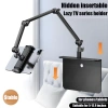 Giá đỡ máy tính bảng 360 không kẹp ẩn, dùng ở đầu giường, giường lười, hỗ trợ 4-12.9 inch - giảm giá 16% 9