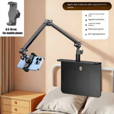 Giá đỡ máy tính bảng 360 không kẹp ẩn, dùng ở đầu giường, giường lười, hỗ trợ 4-12.9 inch - giảm giá 16%