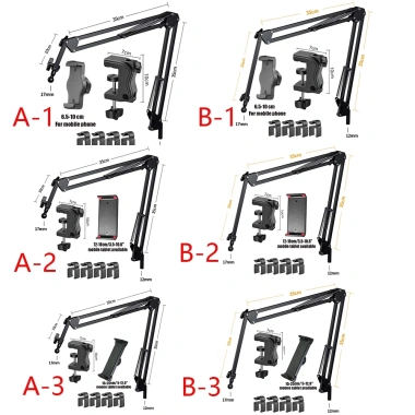Giá đỡ máy tính bảng cánh tay 360° 4-12.9 inch – Hỗ trợ điện thoại & máy tính, 318.722₫ 9