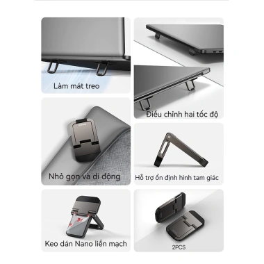 Giá đỡ máy tính cho Apple iPad, laptop & tablet - Góc điều chỉnh, giảm 18% 8
