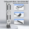 Giá đỡ máy tính xách tay gập gọn, đế tản nhiệt điều chỉnh cao, di động 9