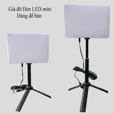 Giá Đỡ Mini Đa Năng Gấp Gọn, Điều Chỉnh Cao Thấp - Phụ Kiện Chụp Ảnh Điện Thoại, Máy Ảnh, Đèn LED Bàn
