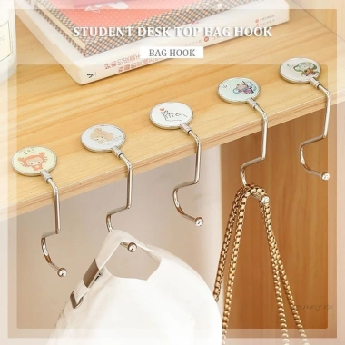 Giá Đỡ Móc Treo Túi Xách Gắn Dưới Bàn – Tiện Dụng, Chỉ 17.000₫, Giảm Giá 2
