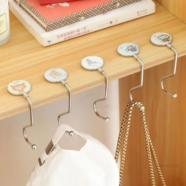 Giá Đỡ Móc Treo Túi Xách Gắn Dưới Bàn – Tiện Dụng, Chỉ 17.000₫, Giảm Giá 9