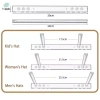 Giá đỡ mũ mở rộng Acrylic trong suốt – Điều chỉnh chiều rộng, treo tường phòng ngủ, tủ quần áo – 136.400₫ 6