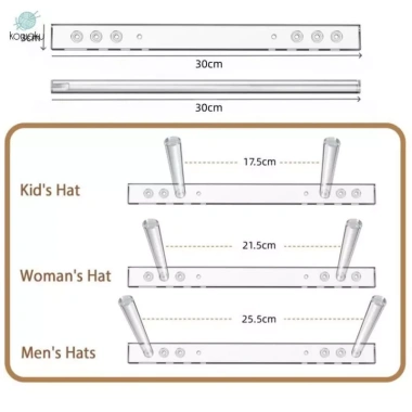 Giá đỡ mũ mở rộng Acrylic trong suốt – Điều chỉnh chiều rộng, treo tường phòng ngủ, tủ quần áo – 136.400₫ 6 Giá đỡ mũ mở rộng Acrylic trong suốt – Điều chỉnh chiều rộng, treo tường phòng ngủ, tủ quần áo – 136.400₫ 6