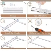 Giá đỡ mũ mở rộng Acrylic trong suốt – Điều chỉnh chiều rộng, treo tường phòng ngủ, tủ quần áo – 136.400₫ 7