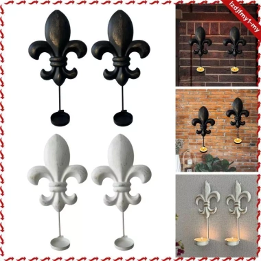 Giá đỡ nến treo tường sắt cổ điển - Phòng ngủ và hành lang, giảm giá 213.400₫ 8