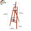 Giá đỡ nghệ sĩ gỗ chắc chắn, điều chỉnh được - Trưng bày tranh vẽ nghệ thuật, sàn, sơn - Giá chỉ 492.800đ 5