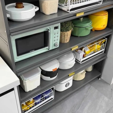 Giá đỡ nhà bếp đa năng thép không gỉ dày nâng cấp - Giá để đồ, tủ đựng đồ ăn, giảm giá 18% chỉ 1.43 triệu