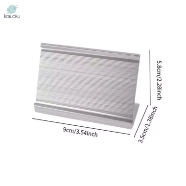 Giá đỡ nhãn hợp kim nhôm chắc chắn – hỗ trợ thẻ & màn hình, lý tưởng cho khách sạn, hội nghị, bán lẻ – giá 288.200₫