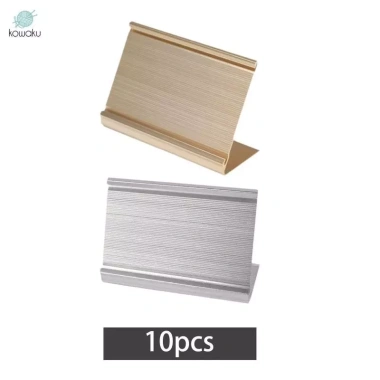 Giá đỡ nhãn hợp kim nhôm chắc chắn – hỗ trợ thẻ & màn hình, lý tưởng cho khách sạn, hội nghị, bán lẻ – giá 288.200₫