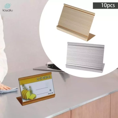 Giá đỡ nhãn hợp kim nhôm chắc chắn – hỗ trợ thẻ & màn hình, lý tưởng cho khách sạn, hội nghị, bán lẻ – giá 288.200₫ 6 Giá đỡ nhãn hợp kim nhôm chắc chắn – hỗ trợ thẻ & màn hình, lý tưởng cho khách sạn, hội nghị, bán lẻ – giá 288.200₫ 6