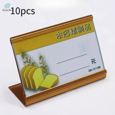 Giá đỡ nhãn hợp kim nhôm chắc chắn – hỗ trợ thẻ & màn hình, lý tưởng cho khách sạn, hội nghị, bán lẻ – giá 288.200₫ 8 Giá đỡ nhãn hợp kim nhôm chắc chắn – hỗ trợ thẻ & màn hình, lý tưởng cho khách sạn, hội nghị, bán lẻ – giá 288.200₫ 8