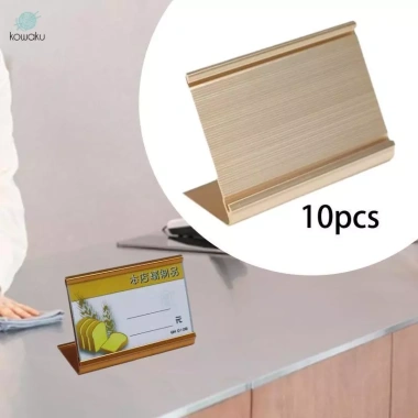 Giá đỡ nhãn hợp kim nhôm chắc chắn – hỗ trợ thẻ & màn hình, lý tưởng cho khách sạn, hội nghị, bán lẻ – giá 288.200₫ 9 Giá đỡ nhãn hợp kim nhôm chắc chắn – hỗ trợ thẻ & màn hình, lý tưởng cho khách sạn, hội nghị, bán lẻ – giá 288.200₫ 9
