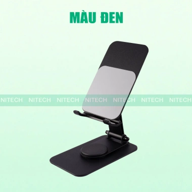 Giá Đỡ NITECH Xoay 360 Gấp Gọn Thép Nhôm Điện Thoại iPad - Livestream Xem Phim 120k 7