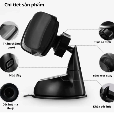 Giá đỡ ô tô BINKE X19 đa năng xoay 360 do chắc chắn tiện lợi 48.000 VND 8 Giá đỡ ô tô BINKE X19 đa năng xoay 360 do chắc chắn tiện lợi 48.000 VND 8