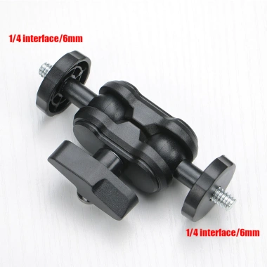 Giá đỡ phát trực tiếp đa năng cho điện thoại - đầu bóng tròn, kẹp vỏ đậu 17,4mm 5