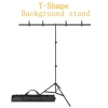 Giá đỡ phông nền 200x200cm Hình chữ T di động 2x2M 4 kẹp túi đựng giảm giá 18% 2