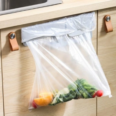 Giá đỡ Snap‑on: Treo túi rác, phơi khăn, chống trượt – 48.840₫ cho bếp, làm việc 4
