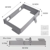 Giá đỡ Snap‑on: Treo túi rác, phơi khăn, chống trượt – 48.840₫ cho bếp, làm việc 10