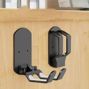 Giá đỡ tai nghe GOJO gập lại, móc treo chống trượt không lỗ, tiết kiệm chỗ