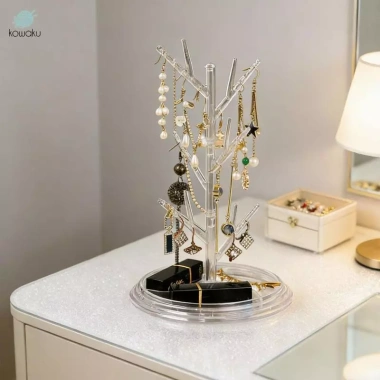 Giá đỡ trang sức đa năng hình cây, bảo quản vòng tay, khay đồng hồ, sắp xếp dây tóc - chỉ 77.000đ 2