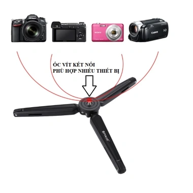 Giá đỡ tripod mini 3 chân kim loại điện thoại, máy ảnh, gimbal - Chỉ 185.000đ 6
