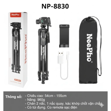 Giá đỡ Tripod Neepho 8.850-8.830 Remote - Chân điện thoại, máy ảnh, quay phim - 150.000 10 Giá đỡ Tripod Neepho 8.850-8.830 Remote - Chân điện thoại, máy ảnh, quay phim - 150.000 10