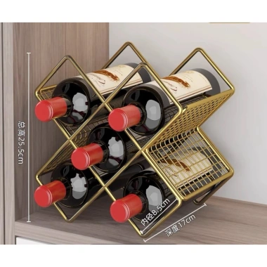 Giá Đỡ Trưng Bày Chai Phong Cách Châu Âu Sang Trọng – Chỉ 80.000₫, giảm từ 99.200₫, thiết kế bền bỉ 3