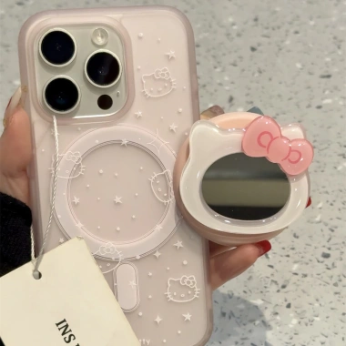 Giá đỡ từ tính MagSafe Pink Bow KT Cat Mirror – Hấp phụ mạnh cho điện thoại di động & máy tính để bàn, thiết kế lười biếng, giá ưu đãi 96.800₫ 6