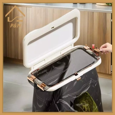 Giá Đỡ Túi Rác Nhà Bếp Gập Đa Năng Treo Tường Phòng Tắm - Tiết Kiệm Không Gian, 98.340₫