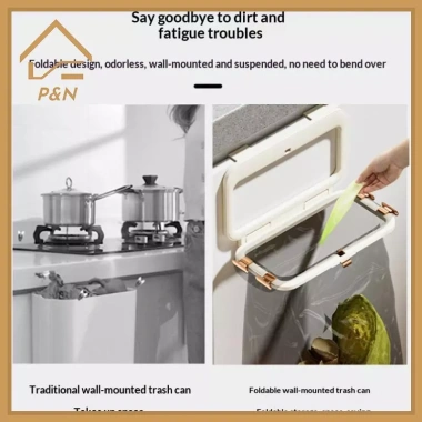 Giá Đỡ Túi Rác Nhà Bếp Gập Đa Năng Treo Tường Phòng Tắm - Tiết Kiệm Không Gian, 98.340₫ 2 Giá Đỡ Túi Rác Nhà Bếp Gập Đa Năng Treo Tường Phòng Tắm - Tiết Kiệm Không Gian, 98.340₫ 2