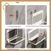 Giá Đỡ Túi Rác Nhà Bếp Gập Đa Năng Treo Tường Phòng Tắm - Tiết Kiệm Không Gian, 98.340₫ 5