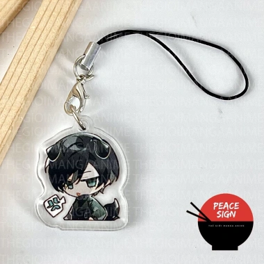 Giá Đỡ và Dây Treo Điện Thoại BLUE LOCK Anime Chibi Mica Acrylic và Móc Khóa Griptok Pop Giá 15.000