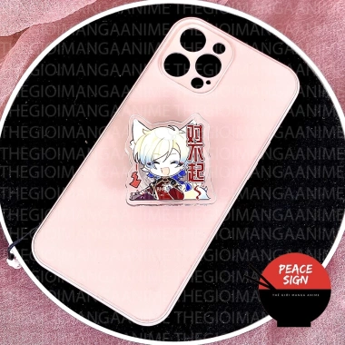 Giá Đỡ và Dây Treo Điện Thoại BLUE LOCK Anime Chibi Mica Acrylic và Móc Khóa Griptok Pop Giá 15.000