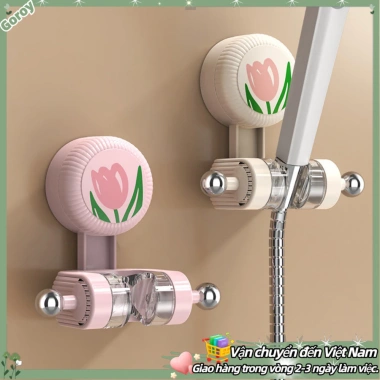 Giá Đỡ Vòi Hoa Sen Hình Tulip Không Cần Khoan - Điều Chỉnh, Di Chuyển, Lưu Trữ Phòng Tắm, Giá Ưu Đãi 42.900 VND