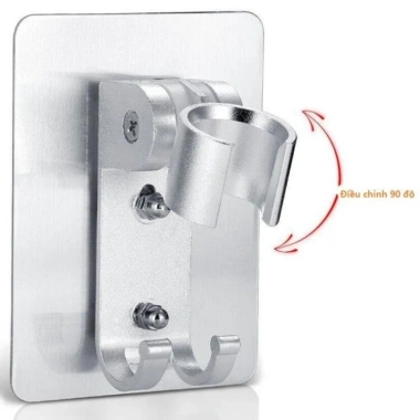 Giá đỡ vòi hoa sen hợp kim nhôm không cần khoan, lắp nhanh, chỉ 32.000đ giảm 9.600đ