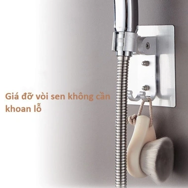 Giá đỡ vòi hoa sen hợp kim nhôm không cần khoan, lắp nhanh, chỉ 32.000đ giảm 9.600đ 5 Giá đỡ vòi hoa sen hợp kim nhôm không cần khoan, lắp nhanh, chỉ 32.000đ giảm 9.600đ 5