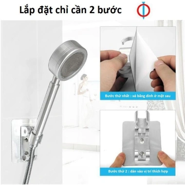 Giá đỡ vòi hoa sen hợp kim nhôm không cần khoan, lắp nhanh, chỉ 32.000đ giảm 9.600đ 9 Giá đỡ vòi hoa sen hợp kim nhôm không cần khoan, lắp nhanh, chỉ 32.000đ giảm 9.600đ 9