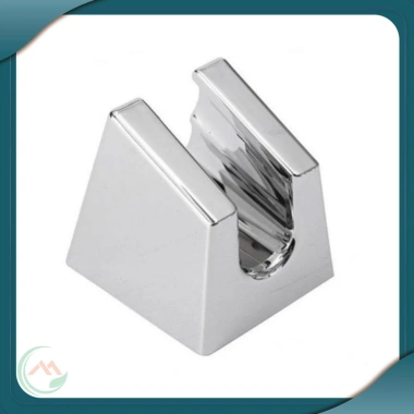 Giá đỡ vòi sen nhựa ABS mạ crom, hình vuông 2 khấc điều chỉnh, tiện dụng – 23.000 VND