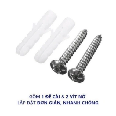 Giá đỡ vòi sen nhựa ABS mạ crom, hình vuông 2 khấc điều chỉnh, tiện dụng – 23.000 VND