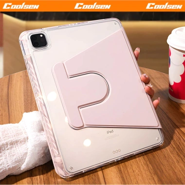 Giá đỡ xoay 360° cho iPad Gen11, 10, 9, 8, Mini, Air, Pro - Đệm da cao cấp, chỉ 272k